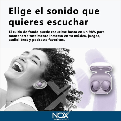 Imagen 5 de 9 de Auriculares Inalámbricos Samsung Galaxy Buds 2 Graphite