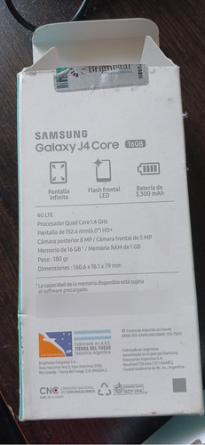 Celular Samsung J4 Core 16 Gb Azul 1gb Ram Excelente Estado Azul (Usado)