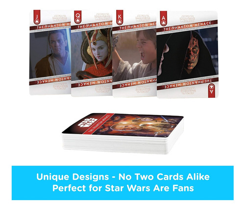 Star Wars Playly Cards Episódio 1 O Baralho Da Ameaça Fantas