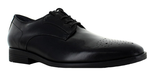 Imagen 1 de 8 de Flexi Zapato Bostoniano Piel Negro Para Hombre 80995