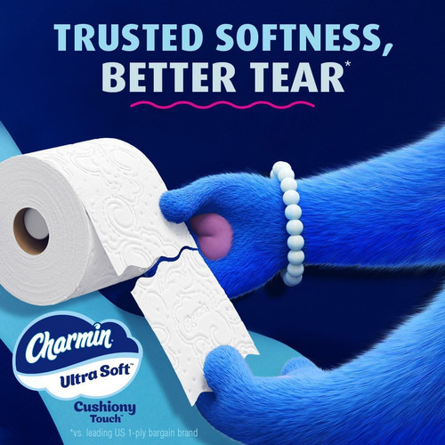 Papel Higiénico Charmin Ultra Soft Cushiony Touch, 24...