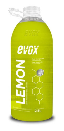 Banho Automotivo Desengraxante Lemon Shampoo 2,8l Evox