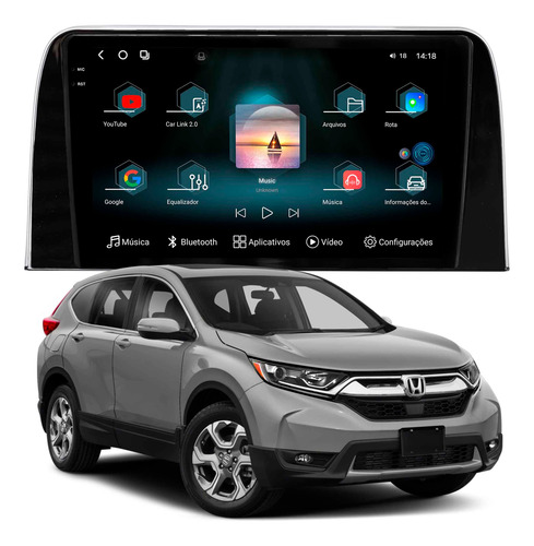 Multimidia Aikon Fóton G3 Crv 17 A 21 8+256gb Octacore 2k 9p