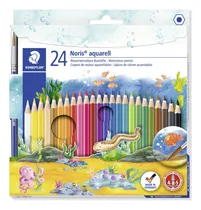 Comprar Lápices De Colores Acuarelables Staedtler Noris  X24+ Pincel