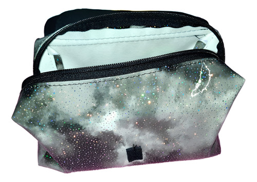 Cartuchera Con Solapa Neceser Zodiaco - Constelación Gris Virgo