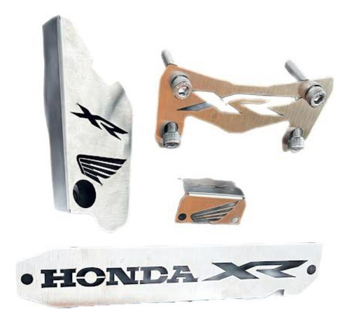 Protectores Honda Xr 190 Kit 4 Accesorios Emblemas