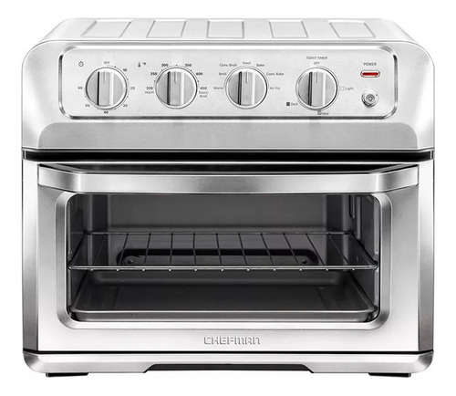 Horno Freidora De Aire Chefman De 20 Litros Plateado