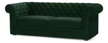 Comprar Sofá Chesterfield 3 Cuerpos Alto Hogar Verde Botella