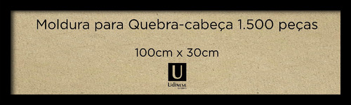 Moldura Para Quebra Cabeça Jogo 1.500 Peças 100cm X 30cm