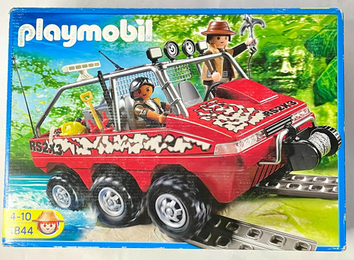 Playmobil Set 4844 Camión Anfibio De Cazador Año 2009 Rtrmx