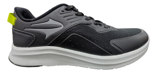 Zapatillas Running Topper Warp Negro/lima