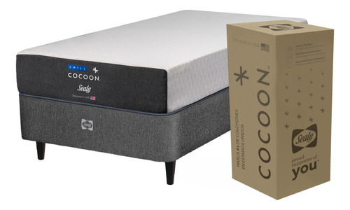 Sommier Y Colchon 1 1/2 (090x190) Cocoon Chill Box