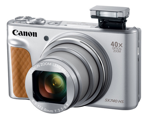 Canon Sx740 Hs | 20.3mp | Zoom 24-960mm Is | Silver