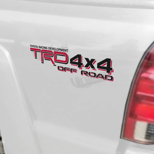 Par De Calcomanias Toyota Trd Stickers Para Tacoma, Tundra