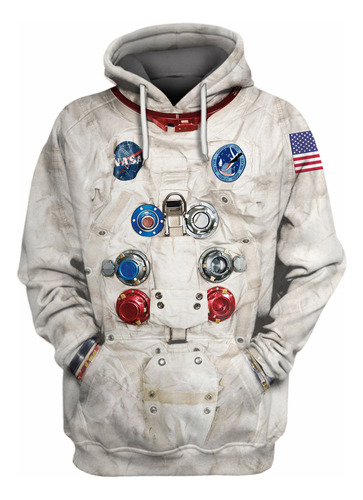 Ut Sudadera Con Traje Espacial De Astronauta De Halloween Rp