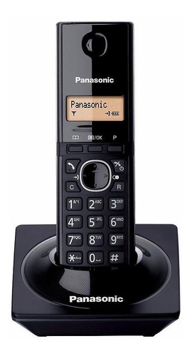 Imagen 1 de 2 de Teléfono inalámbrico Panasonic KX-TG1712 negro