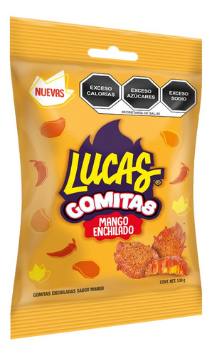 Lucas Gomitas Sabor Mango Enchilado 130g