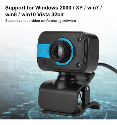 Cámara Web Para Computadora De Hd Rotación De 360 Grados