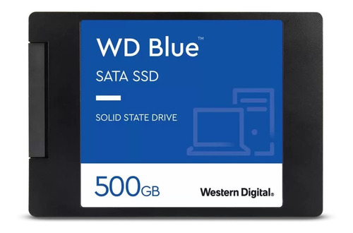 Disco Sólido Interno Ssd Western Digital 500gb Blue Sata 