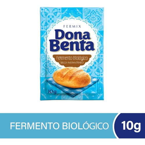 Fermento Biológico Fermix Dona Benta 10g Caixa C/ 66 Unidade