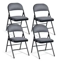 Comprar Paquete De 4 Sillas Plegables, Sillas Plegables Asiento...