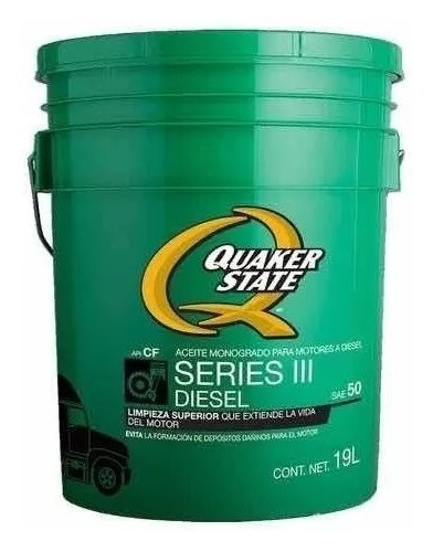 Aceite para motor Quaker State mineral SAE 50 para carros, pickups & suv de 1 unidad