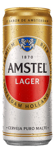 Cerveja Amstel Premium Puro Malte Lager lata 350ml