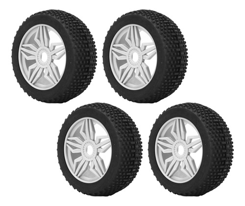 Neumáticos De Goma Para Coche Con Control Remoto, 4 Unidades