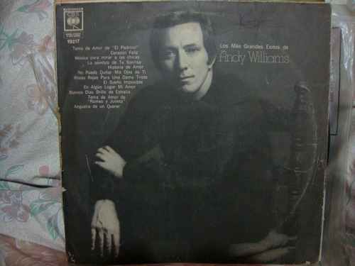 Vinilo Andy Williams Los Mas Grandes Exitos Si2