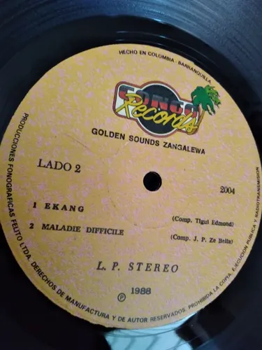Sound Golden/ Zangalewa El Militar/ África Music/ Lp Vinilo (Usado)