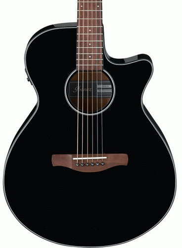 Imagen 2 de 3 de Guitarra Electroacustica Ibanez Aeg50bk Acustica Negro