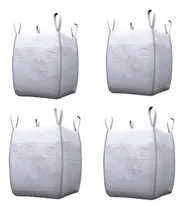 Comprar 4 Saco Big Bag Reciclagem Entulho Boca Aberta 1000kg C1