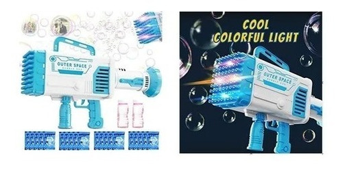 Pitpat Juguete Soplador De Burbujas Bazooka De 69 Agujeros