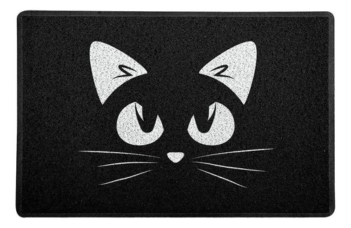 Capacho Gato Preto 60x40cm