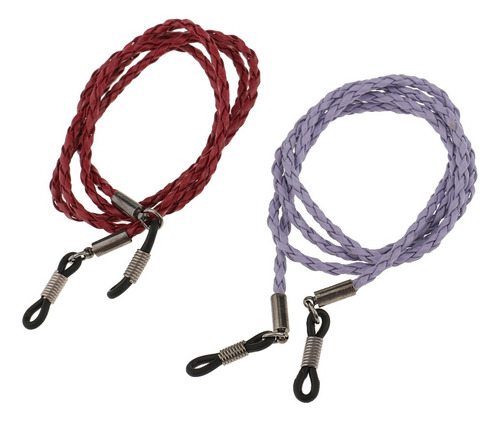 6pcs Cadenas De Sujetador De Gafas Cuerdas Soporte De Lentes