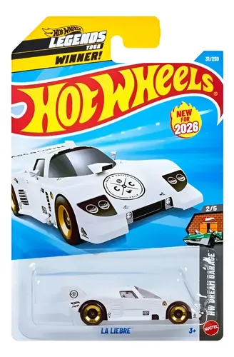 Hot Wheels La Liebre Branca Legends Tour 2026 1:64 | Frete grátis