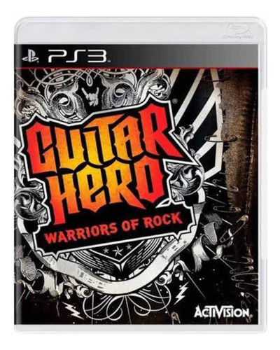 Jogo Ps3 Guitar Hero Warriors Of Rock Físico Original