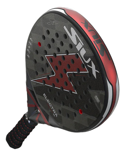 Pala De Pádel Siux Electra St3 Special Edition Color Negro Con Rojo