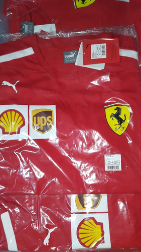 Nova Camiseta Funcional Scuderia Ferrari F1 Team 2018 Em Sp