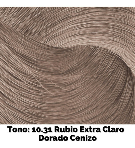 Color Tech Tinte 10.31 Rubio Extra Claro Dorado Cenizo 90g