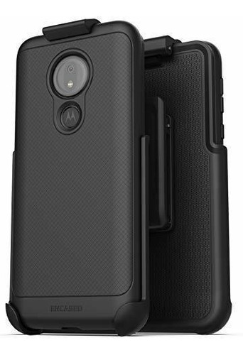 Funda Moto G7 Ultradelgada Resistente + Carcasa  Cinturon   