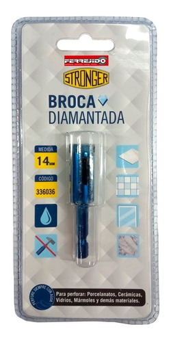 Mecha Broca Diamantada 14mm Stronger- Ferrejido