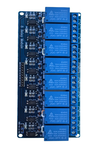 Módulo De Relevador 8 Canales, Arduino, 5v