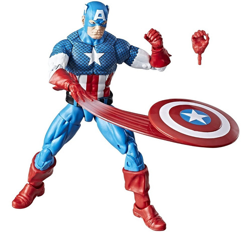 Marvel Retro Collection - Figura Capitán América 15cm Altura