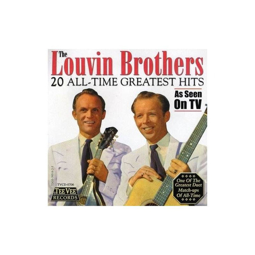 Louvin Brothers 20 All Time Greatest Hits Usa Import Cd