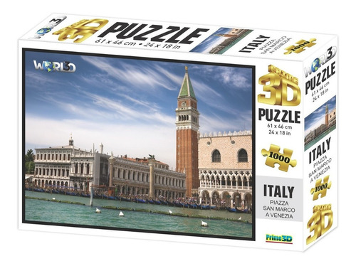 Puzzle Rompecabeza X 1000 Piezas 3d Piazza San Marco 16056