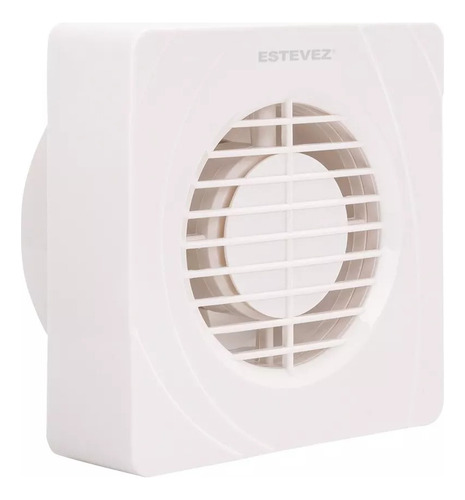 Estevez Extractor De Aire Para Baño 6'' 1106 Muro/techo Color Blanco