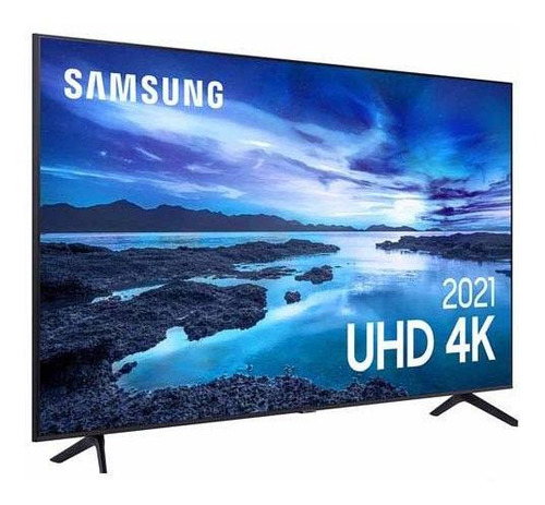 Imagem 2 de 9 de Samsung Smart Tv 4k 43 Crystal 4k, Controle Único -43au7700