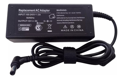 Cargador 12v Compatible Con Monitor Hp 2011x 2311x Dell 22