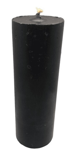 6 Cirio O Velon 15 Cm X 5cm Negro /lamanoworld